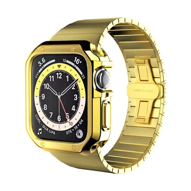 Dây Đeo Bằng Thép Không Gỉ Mềm Cho iwatch 45mm 41mm 44mm 40mm 42mm 38mm 7 6 5 4 3 se
