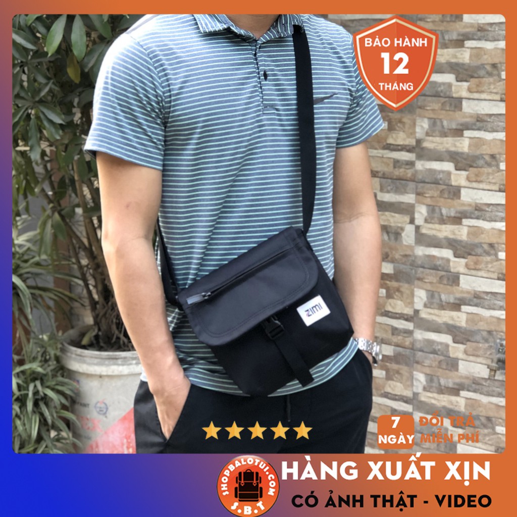 Túi đeo chéo ZiMi Bag S001 - BẢO HÀNH 5 NĂM nhiều ngăn tiện lợi phù hợp với Nam và Nữ