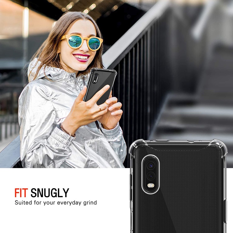 Dành Cho Samsung Galaxy Xcover 6 Pro 7 5 4 Crystal Clear Cover Chống Trầy Xước Vỏ Điện Thoại TPU Chống Sốc