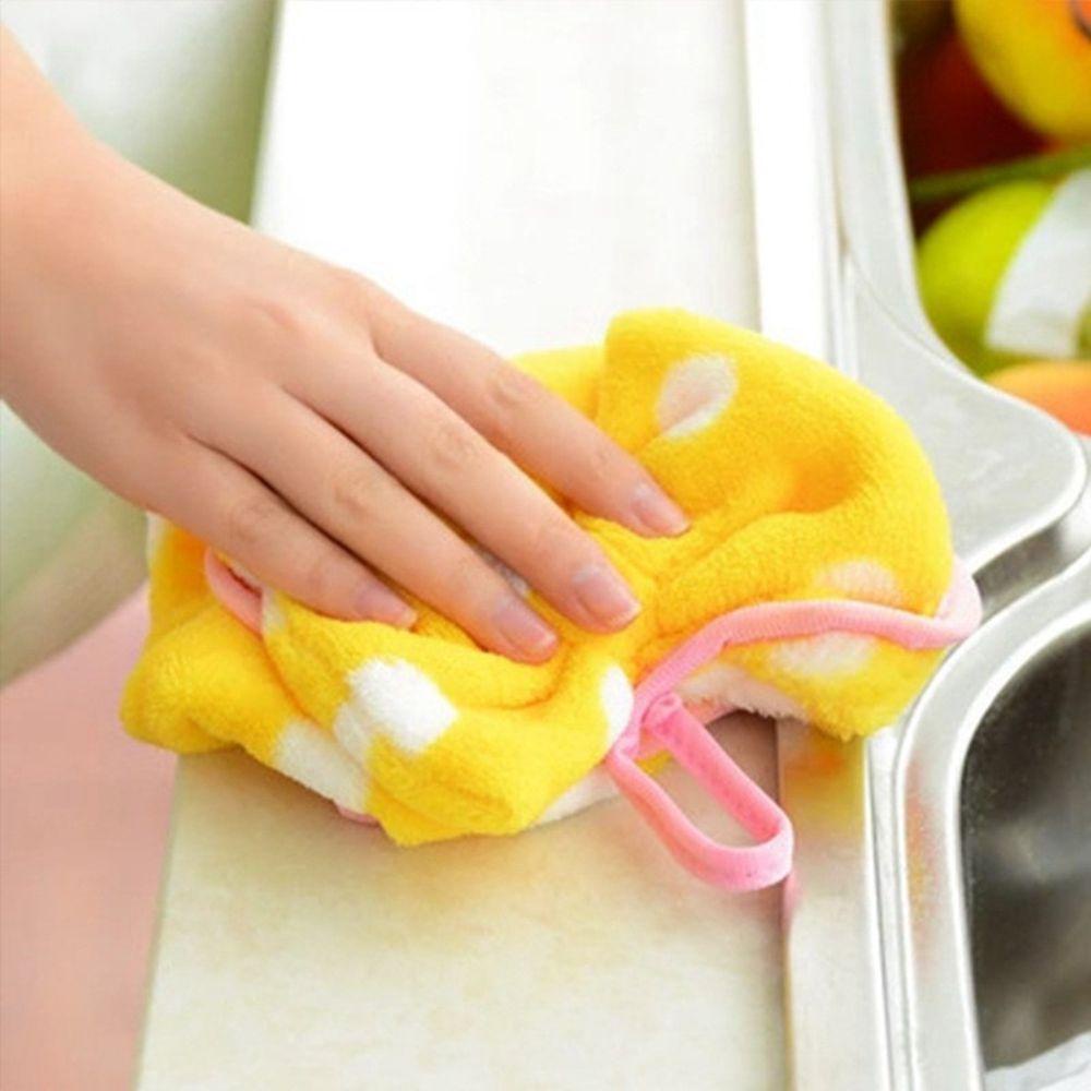Khăn Lau Tay Vải Nhung Mềm Mại Thấm Hút Tốt