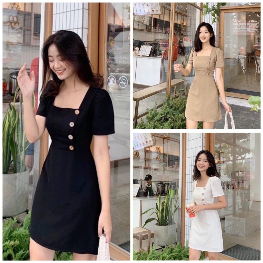 Đầm nữ dáng ôm 💎 Váy công sở cổ vuông, váy nữ đẹp 💎 Đầm body nữ - ZaZi ĐN01 | BigBuy360 - bigbuy360.vn