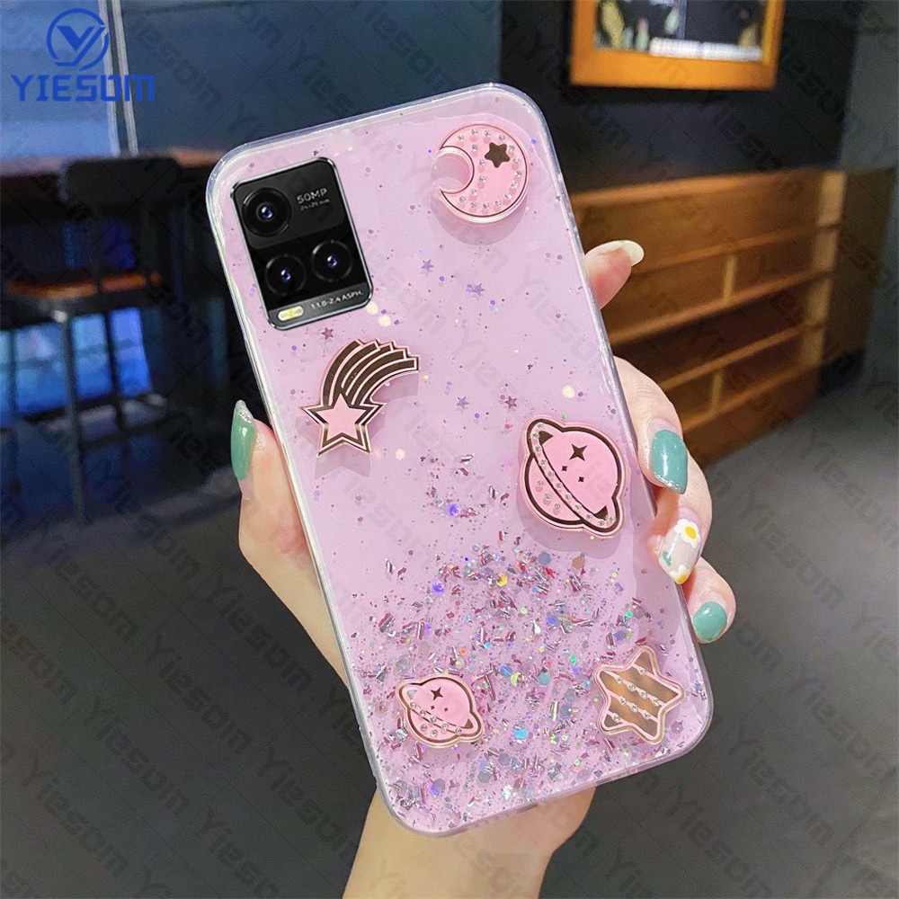 Ốp Điện Thoại Silicon Trong Suốt Sang Trọng Vivo Y21 Y21T Y21S Y33T Y33S Y15S Y15A Y76 Y20 Y20S G Y20i Y12S 2021 Y12A Y20A Y11S Y19 Y17 Y12 Y15 Y11 Y5S