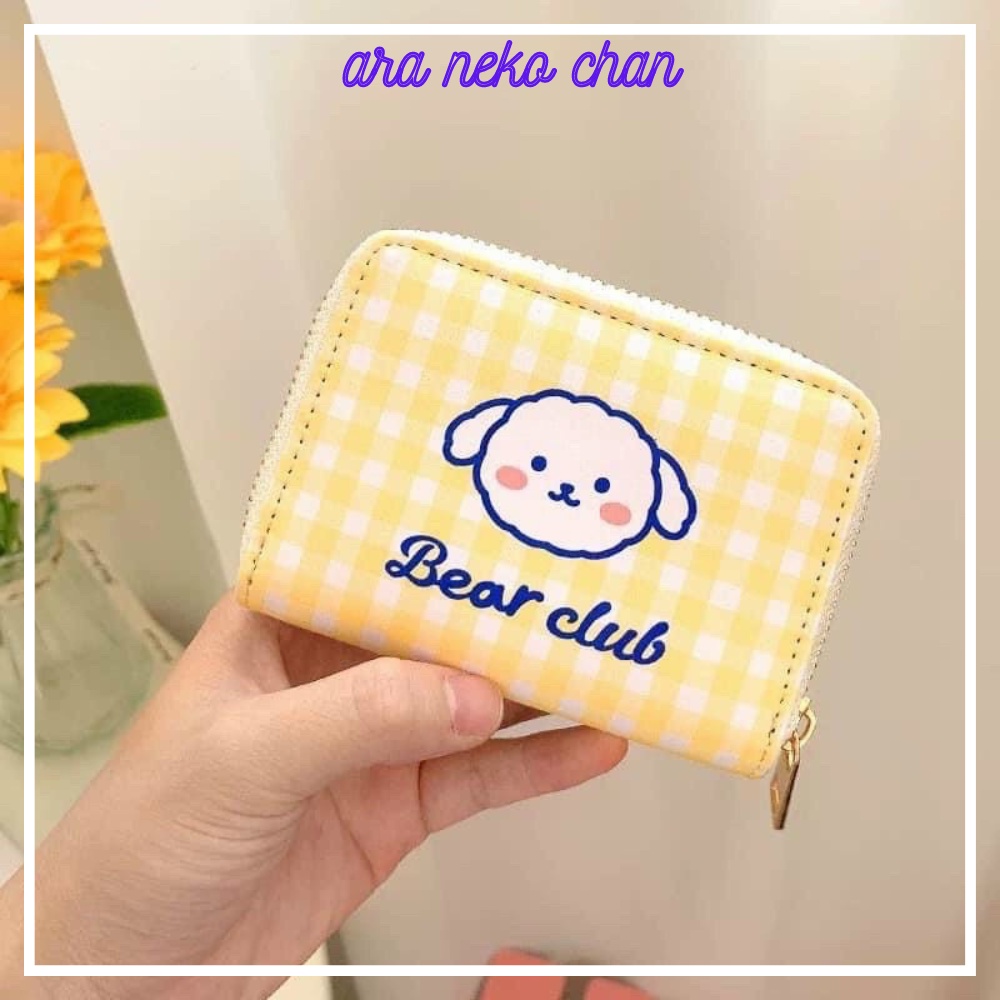 Ví Mini Cầm Tay Nữ Cute Hoạt Hình Dễ Thương Nhỏ Gọn Bỏ Túi