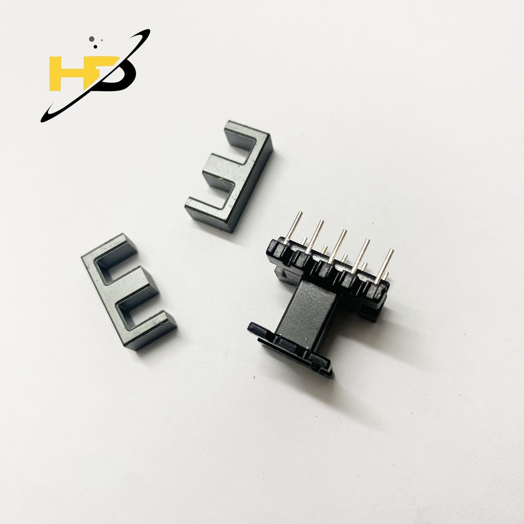 Biến Áp Xung E16 EE16 Vuông Đứng Gồm Khuôn Nhựa  + Lõi Ferrit Loại Tốt