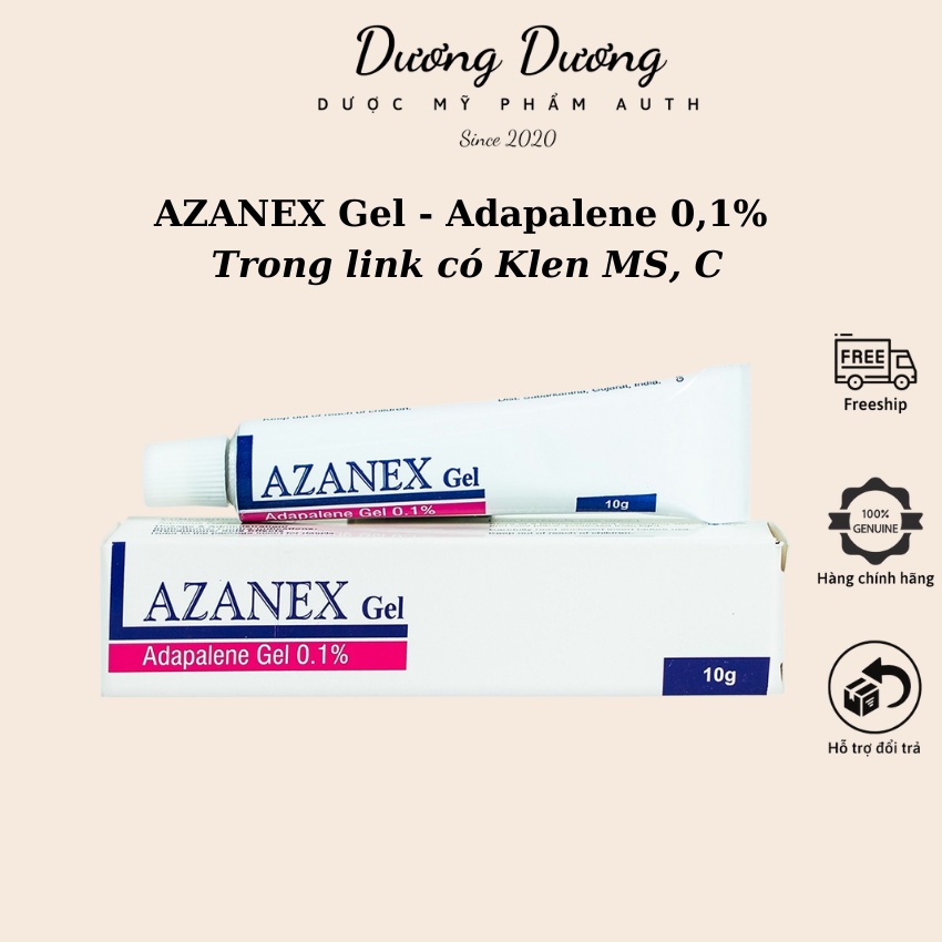 AZANEX Gel 10g - Giảm mụn ẩn, mụn đầu đen [Chính Hãng] - Trị mụn | TheFaceHolic.com