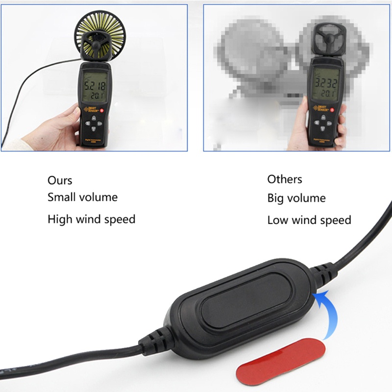 Quạt Làm Mát Gắn Lưng Ghế Xe Đẩy Tiện Dụng Cho Mùa Hè