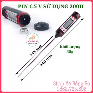 Nhiệt kế đo nước pha sữa và nhiệt độ thức ăn