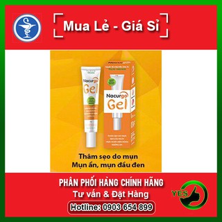 ❤ Nacurgo Gel - Đánh Bay Thâm Sẹo Mụn, Chặn Đứng Viêm Nang Lông (Tuýp 20g)