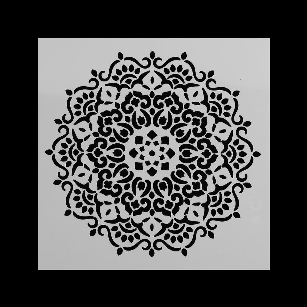 SUYO Set 6 Khuôn Vẽ Trang Trí Họa Tiết Mandala