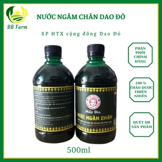 Nước ngâm chân Dao Đỏ 500ML cô đặc từ 15 loại cây thảo dược sản xuất bởi người Dao Đỏ xã Tả Phìn