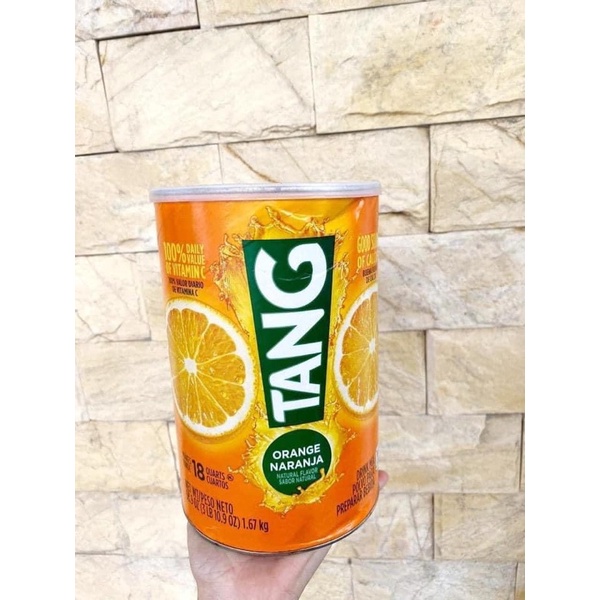 [CHỈ BÁN HÀNG MỸ] BỘT CAM TANG ,BỘT PHA NƯỚC CAM TANG 2.04KG TỰ NHIÊN KHÔNG PHẨM MÀU HÀNG MỸ [BAO DÙNG,BAO CHECK][SẴN]