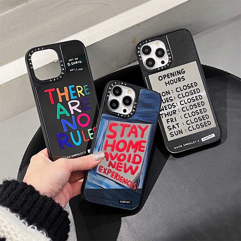 Ốp điện thoại mặt gương in chữ thích hợp cho iPhone 13Pro max pro 12 Pro max pro 11 pro max XR XS max 7/8 plus iPhoneX