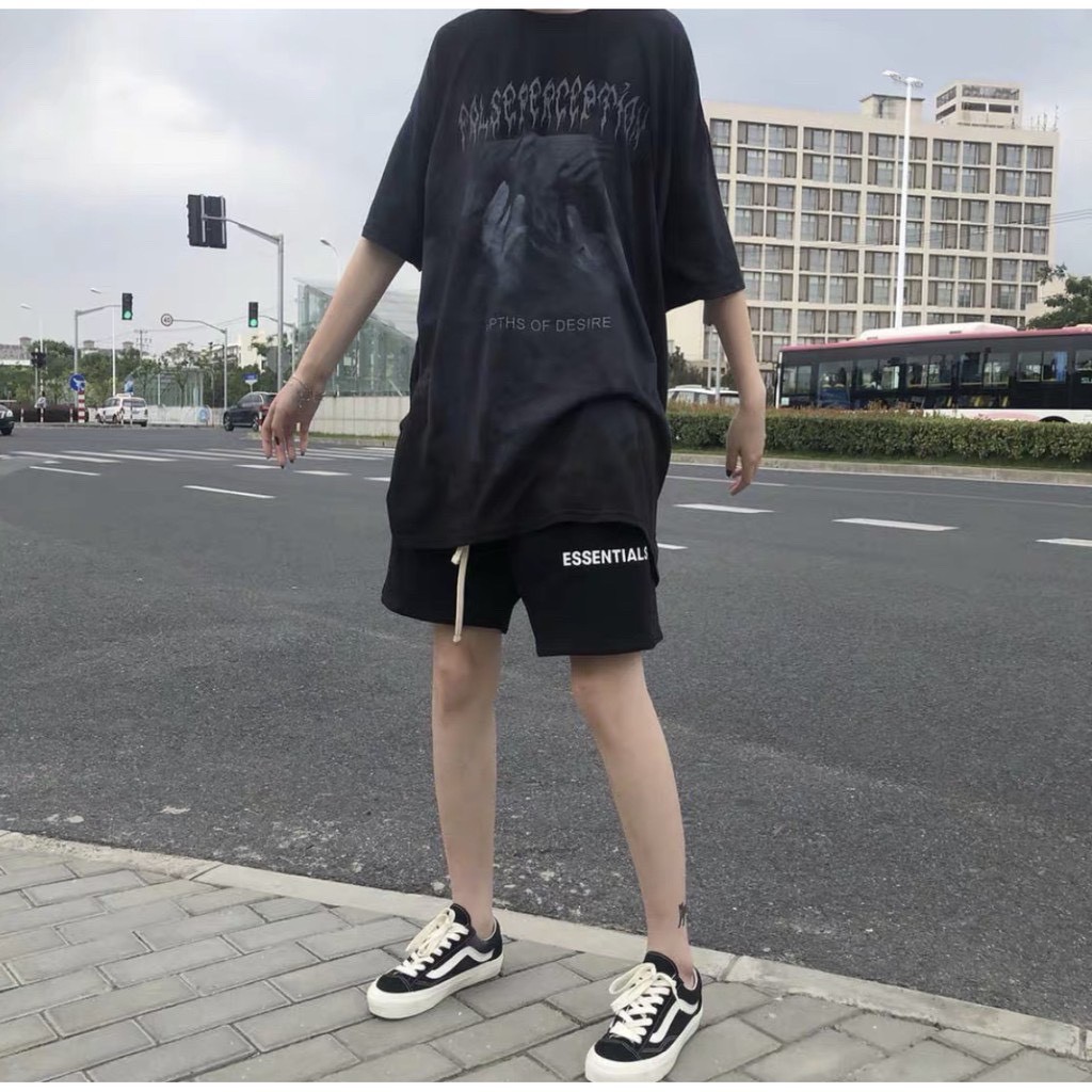 Quần short Essential , quần cộc nam nữ unisex, Samyy_vn