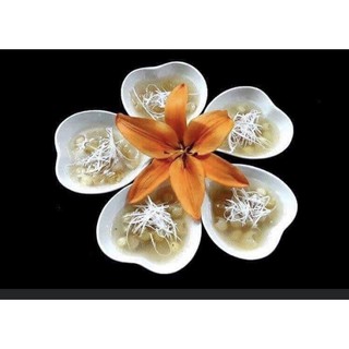 Sét bát tim 5 cái hàng gốm sứ Bát Tràng