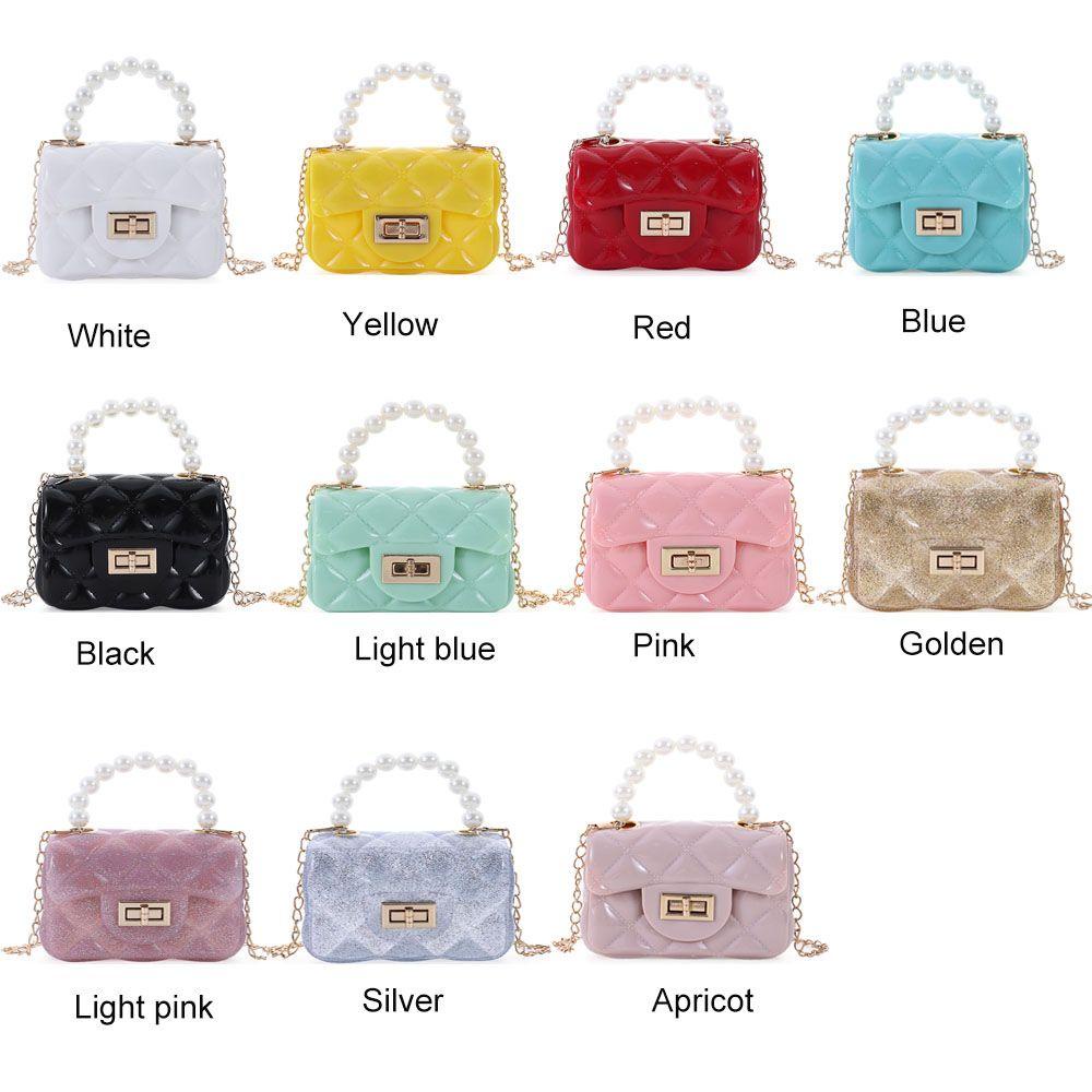 WTTLE Shoulder Bags Fashion Rhombus Soft Jelly Bag