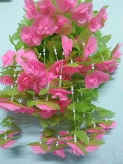 Hoa lụa hoa gấm hoa treo tường