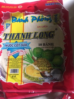 Bánh phồng sữa nước cốt dừa bến tre( vị dừa béo )