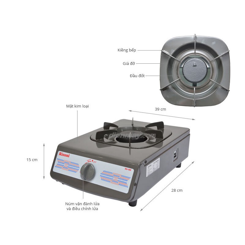 Bếp Gas Rinnai RV-150 (L)