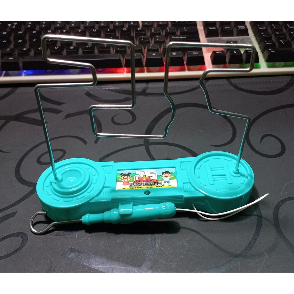 Bộ Đồ Chơi Mê Cung Va Chạm Điện, Thử Tài Khéo Léo Cho Bé, Đồ Chơi Giáo Dục Chạm Chuông Kêu 02022