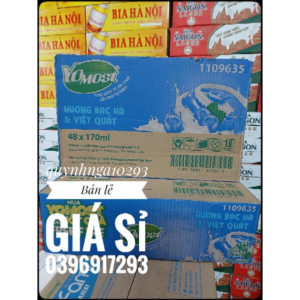 Thùng Yomost việt quất 170ml