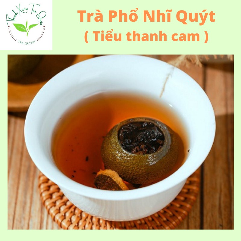 20 VIÊN TRÀ PHỔ NHĨ QUÝT - VIÊN CỠ LỚN 17G 🌿🌿🌿Trà ngon, dòng cao cấp, trà thơm hương hoa, lâu năm