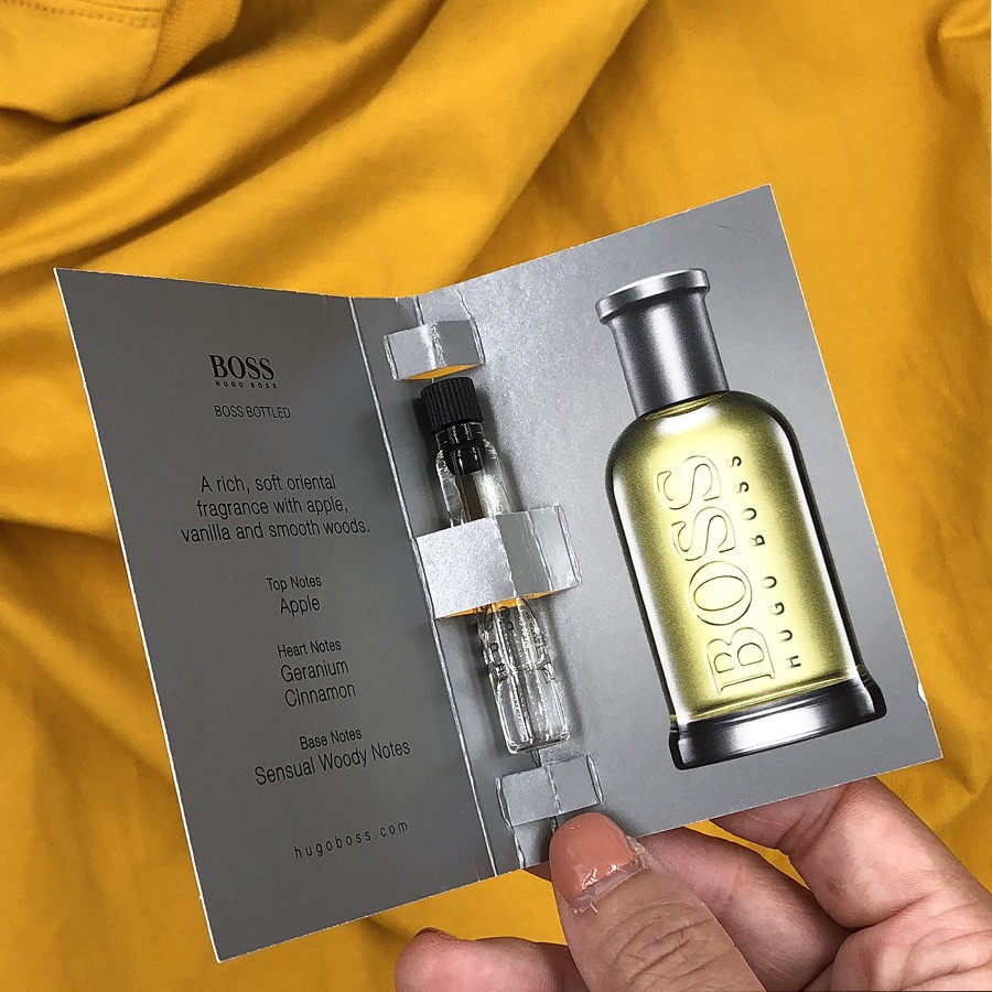 Nước hoa test nam Boss Hugo Boss Bottled EDT 1,5ml Ouibeaute