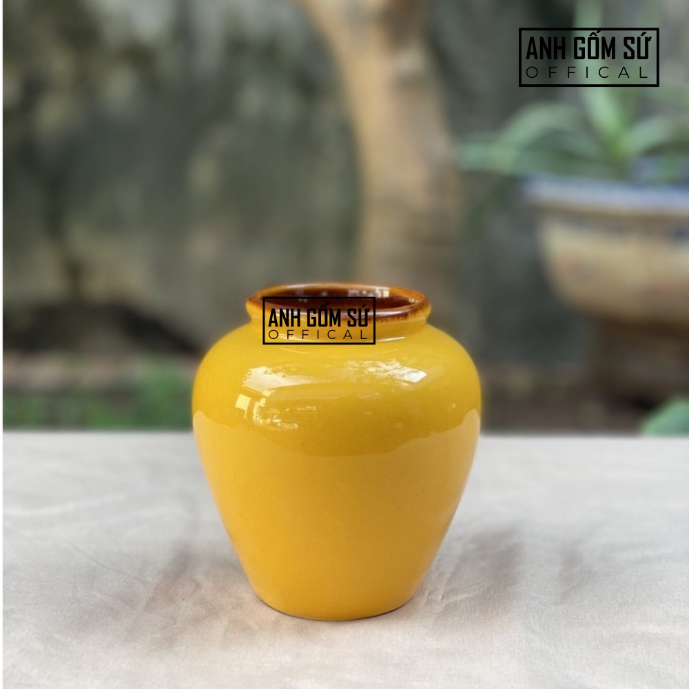 Cốc lu uông nước, vò uống rượu, uống bia hàng Bát Tràng chính hãng