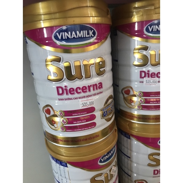 SỮA BỘT SURE DIECERNA VINAMILK 900G DATE MỚI
