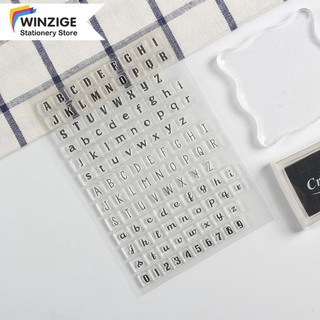 Winzige Con dấu silicone trong suốt trang trí phong cách vintage