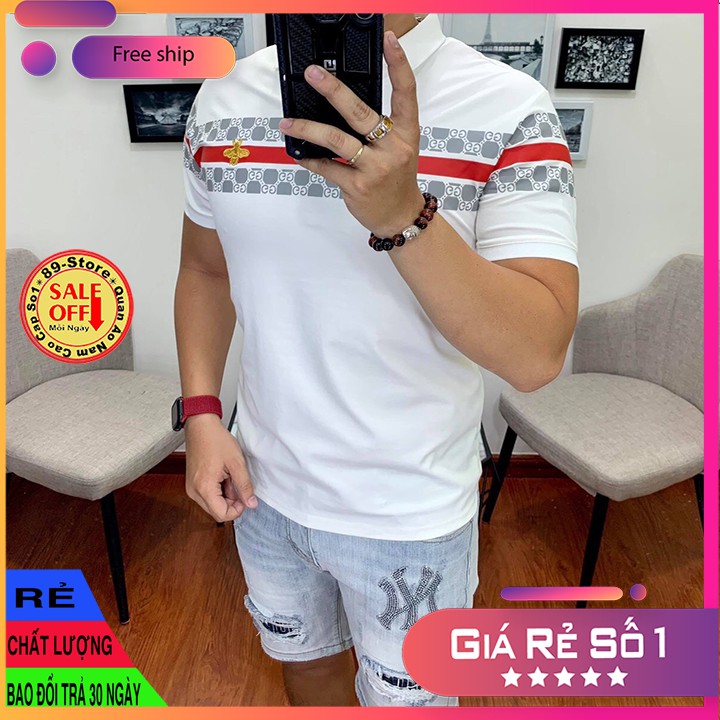 Áo Thun Nam Tay Ngắn Có Cổ Cao Cấp Thích Hợp Moi Lứa Tuổi Cam Kết Về Chất Lượng 🌟GIÁ RẺ NHẤT🌟