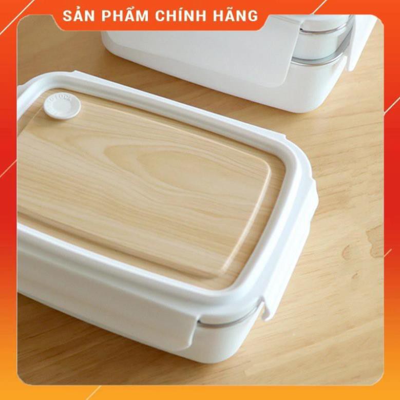 CHÍNH HÃNG -  Hộp đựng cơm 1 tầng giữ nhiệt lõi inox,Hộp đựng cơm văn phòng,khay đựng cơm inox 1 ngăn 6180