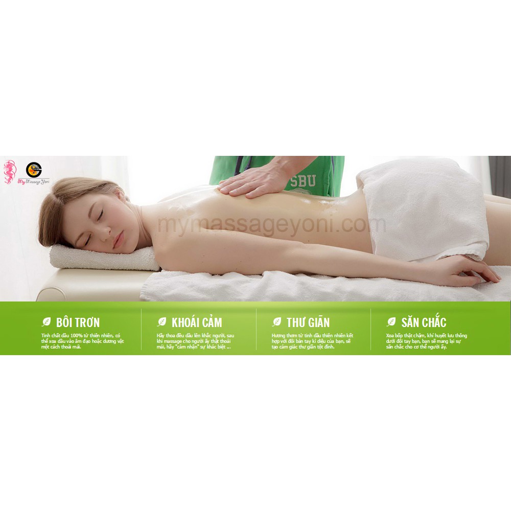 Tinh Dầu massage Yoni cho Nam và Nữ