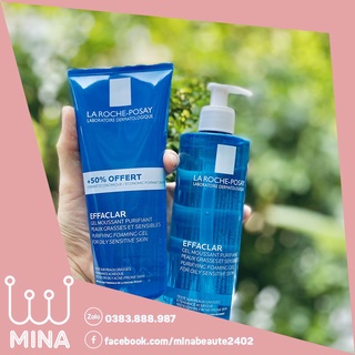 La RochePosay Effaclar Purifying - Sữa Rửa Mặt Cho Da Dầu, Mụn 400ml
