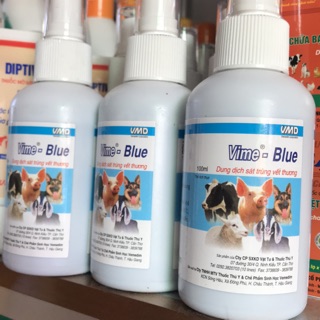 Vime-Blue 100ml Sát trùng vết thương
