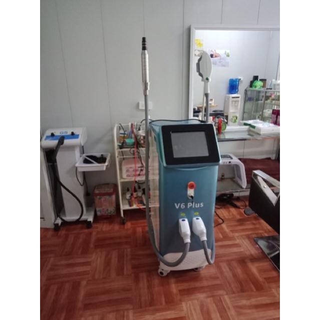 Máy Triệt Lông Chính Hãng 2 Tay Cầm V8 Plus 2020 - Thẩm Mỹ Huyền Trang