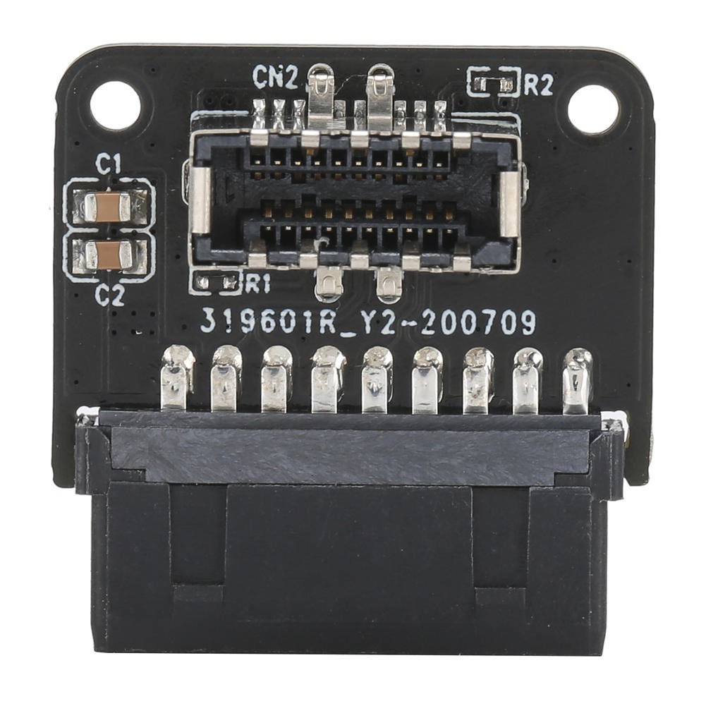 [READY STOCK] Connector USB3.0 19P/20P to Motherboard TYPE‑E 90° Chassis Front Plug‑in Port PH73B | BigBuy360 - bigbuy360.vn