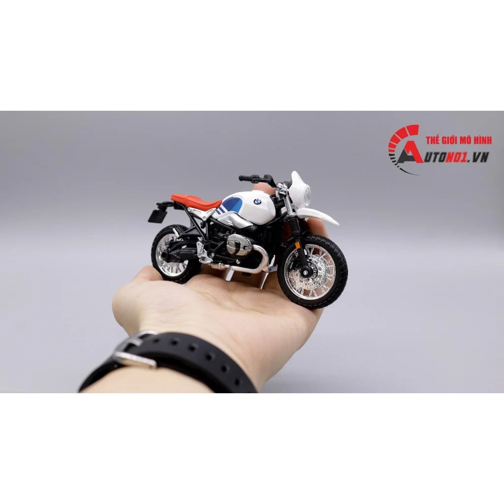 MÔ HÌNH XE BMW R NINE T URBAN GS 1:18 BBURAGO 6681