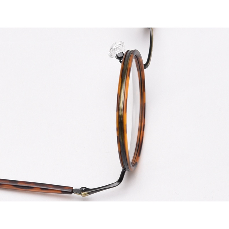 Gọng kính nữ tròn Retro NVfashion S22105, kính chống ánh sáng xanh