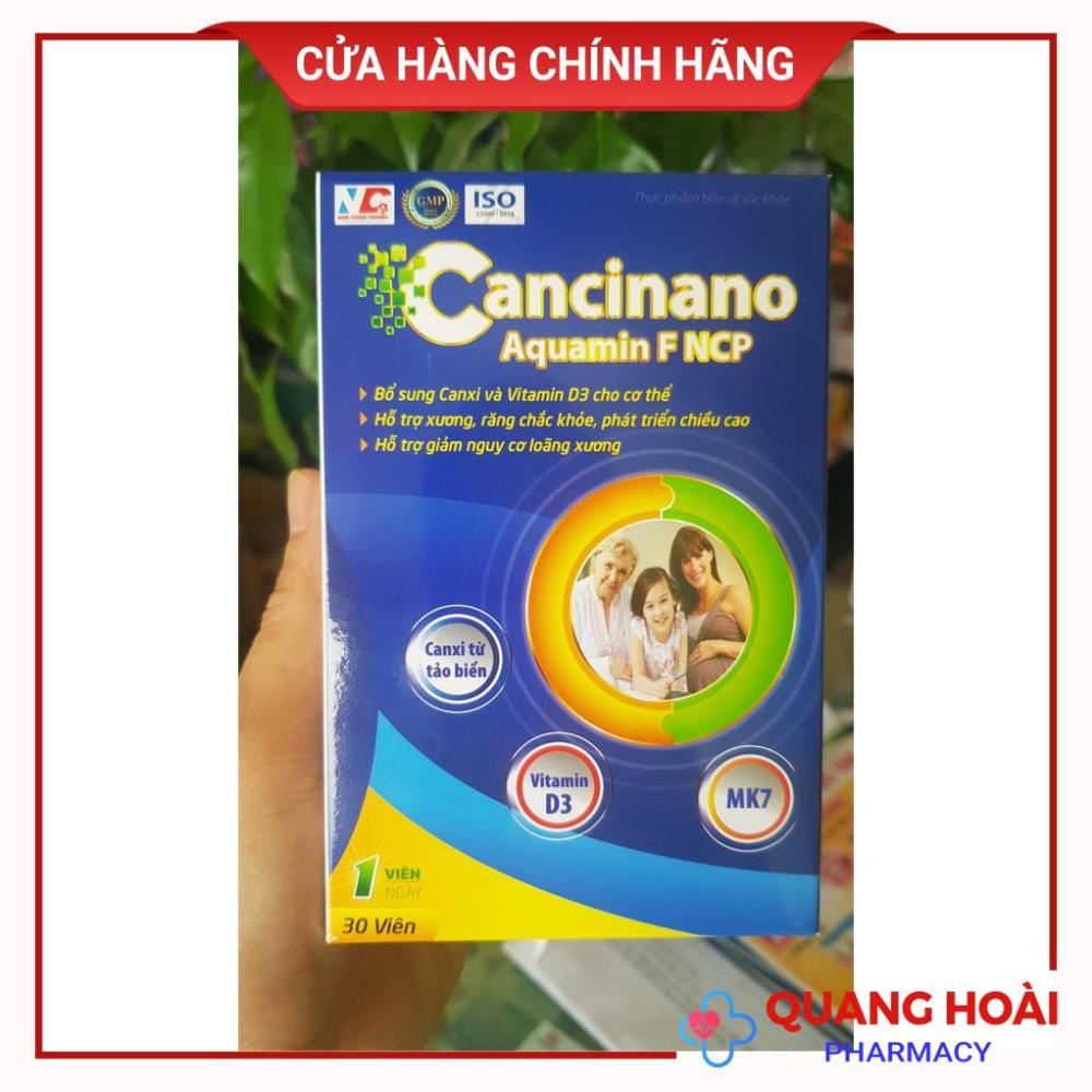 Canxi Nano Aquamin F NCP bổ sung canxi D3 cho cơ thể