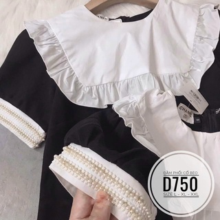 Đầm phối trắng size 55-90ký (ML982)
