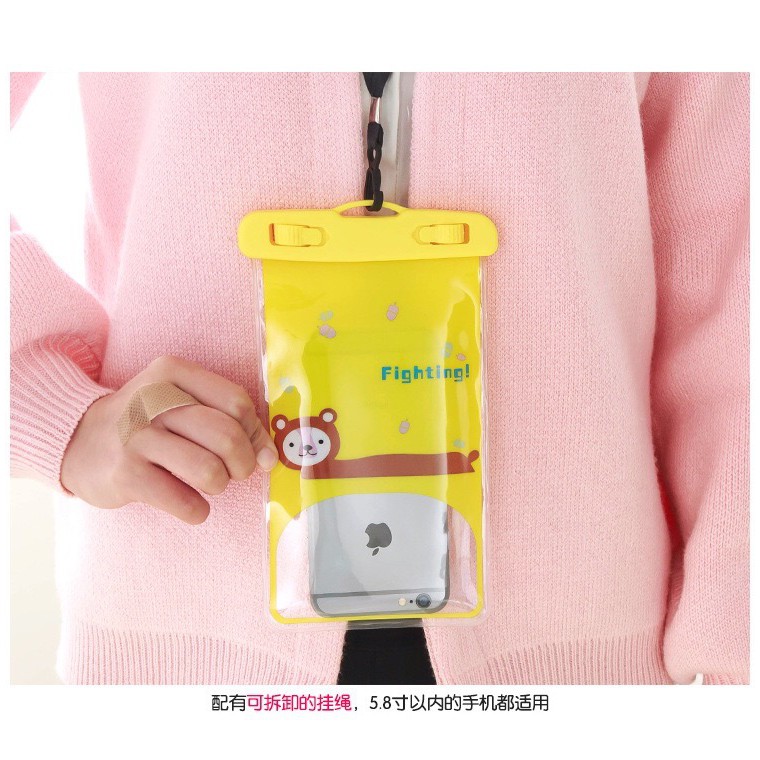 Bao chống nước điện thoại- Bao điên thoại chống nước có thể thao tác sử dụng điện thoại, Túi đựng điện thoại chống nước
