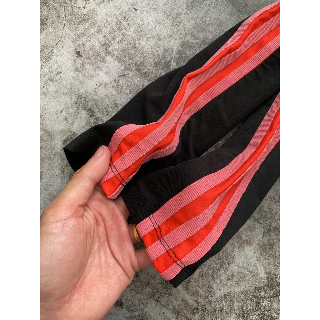 (HÀNG XUẤT XỊN) Áo das hồng phối đỏ, logo chìm, Có quần (legging + shorts) phối kèm | BigBuy360 - bigbuy360.vn