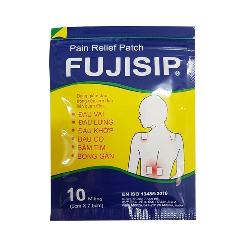 Salonship và fujisip miếng dán giảm đau