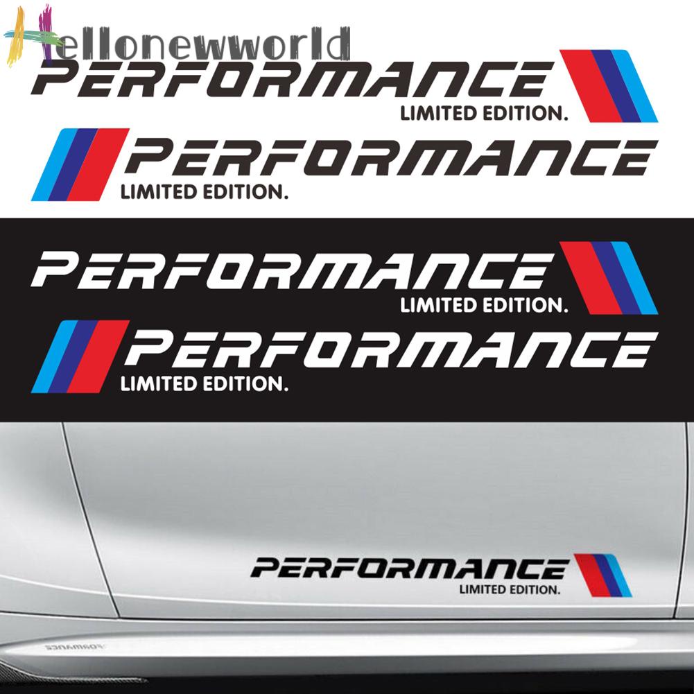 Set 2 Miếng Dán Phản Quang Trang Trí Cửa Xe Hơi