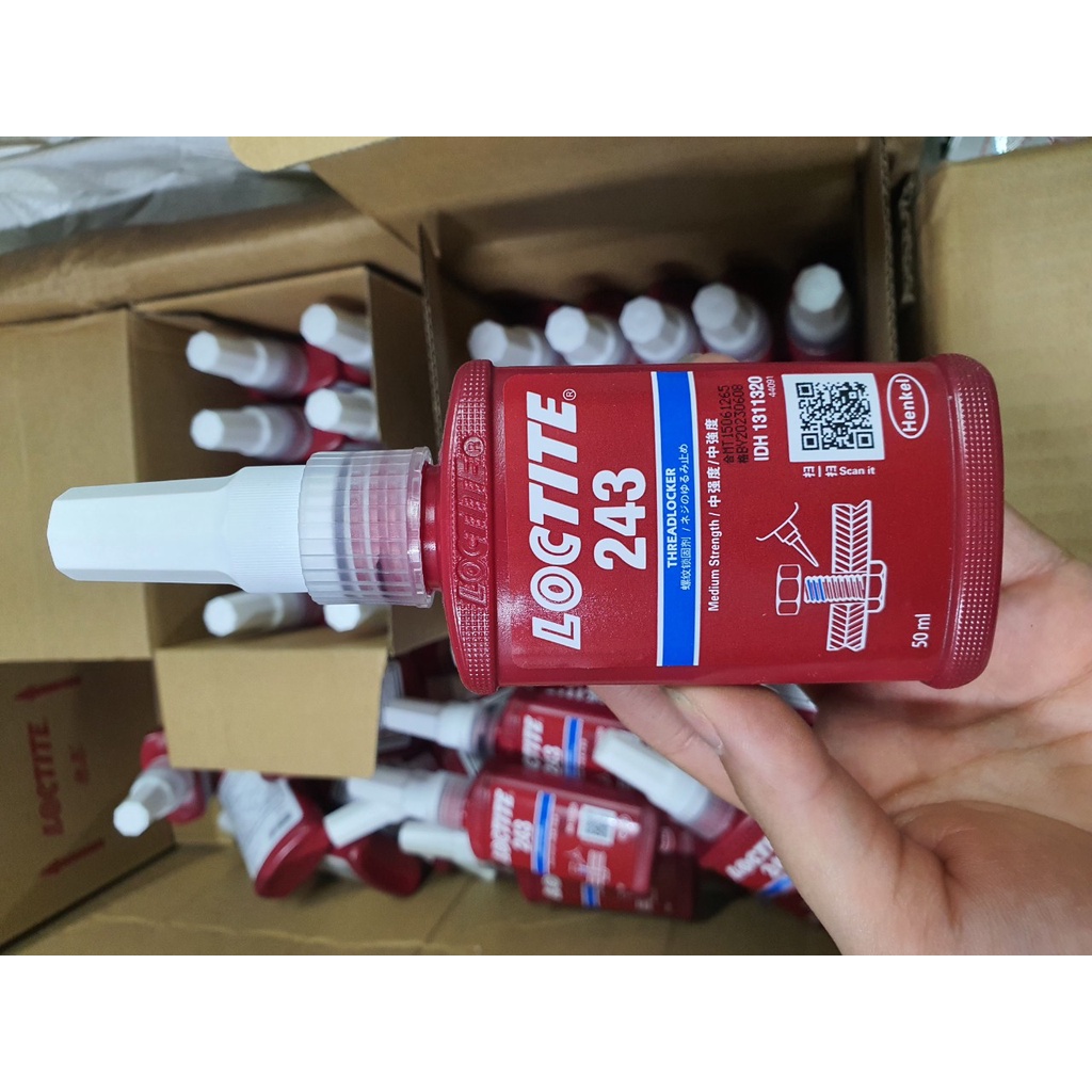 Shop yêu thích Keo khóa ren Loctite 243,Hàng chính hãng, khóa bulong,, chai 50ml