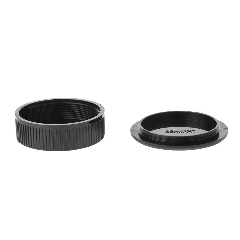 Nắp đậy ống kính sau / thân máy màu đen thông dụng cho Leica M39 L39 39mm