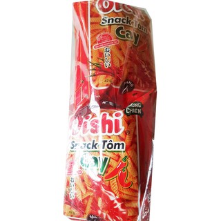 Snack tôm Oishi vị cay 10 gói