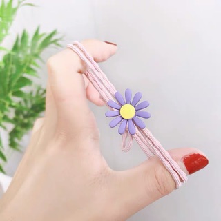 Dây Thun Cột Tóc Hoa Cúc Hàn Quốc Dễ Thương