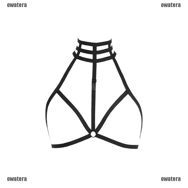 FREESHIP ĐƠN 99K_ Sexy Elastic Bandage Goth Cage Bra Top Body Harness Cross Crop Strap Lingerie | BigBuy360 - bigbuy360.vn