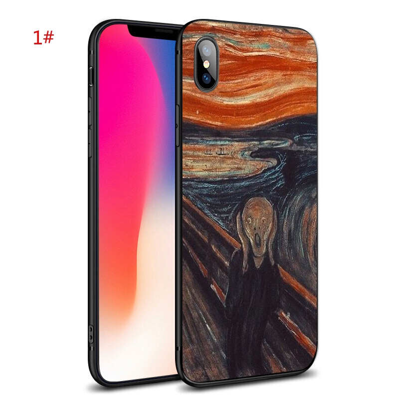 Ốp Điện Thoại Mềm In Hình Tranh Sơn Dầu Van Gogh Cho iPhone 5 5s 6s 7 8 Plus X XR XSMax